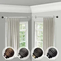 Rod Desyne Celio Corner 3/4 Adjustable Curtain