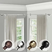 Rod Desyne Christiano Corner 3/4 Adjustable Curtain