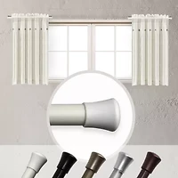 Rod Desyne (Set Of 2) Basic 5/8 Adjustable Side Curtain