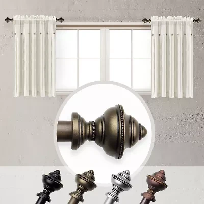 Rod Desyne (Set Of 2) Palace 5/8 Adjustable Side Curtain