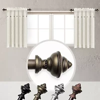 Rod Desyne (Set Of 2) Palace 5/8 Adjustable Side Curtain