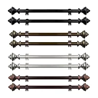 Rod Desyne (Set Of 2) Palace 5/8 Adjustable Side Curtain