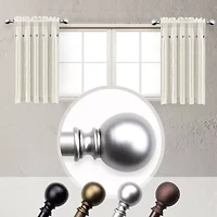 Rod Desyne (Set Of 2) Luna 5/8 Adjustable Side Curtain