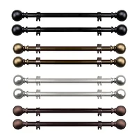 Rod Desyne (Set Of 2) Luna 5/8 Adjustable Side Curtain