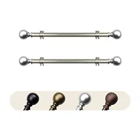 Rod Desyne (Set Of 2) Luna 5/8 Adjustable Side Curtain