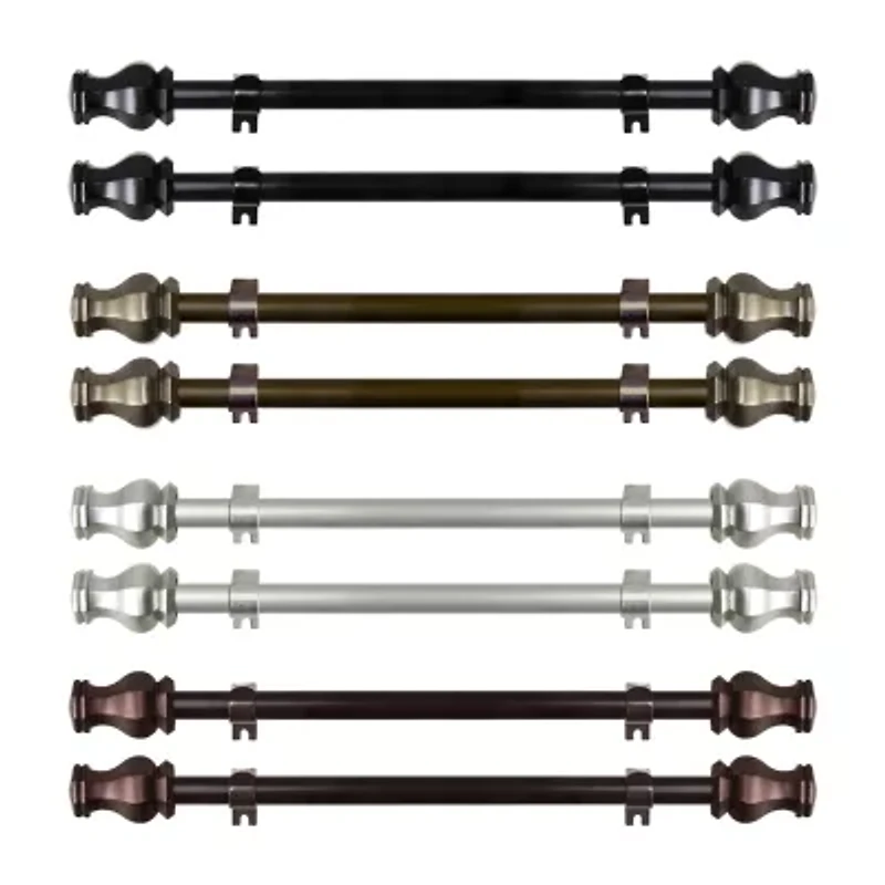 Rod Desyne (Set Of 2) Emelia 5/8 Adjustable Side Curtain