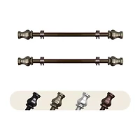 Rod Desyne (Set Of 2) Emelia 5/8 Adjustable Side Curtain