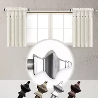 Rod Desyne (Set Of 2) Esta 5/8 Adjustable Side Curtain