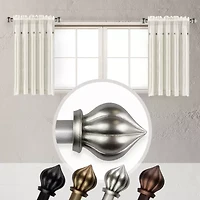 Rod Desyne (Set Of 2) Primrose 5/8 Adjustable Side Curtain
