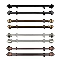 Rod Desyne (Set Of 2) Primrose 5/8 Adjustable Side Curtain