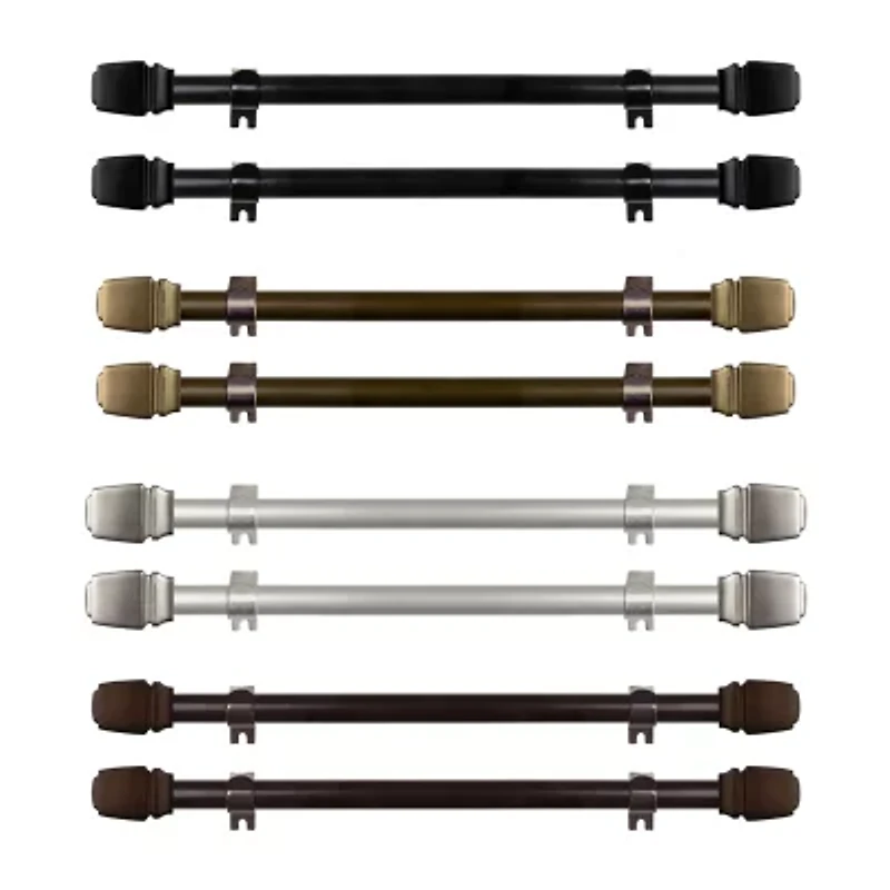 Rod Desyne (Set Of 2) Jasur 5/8 Adjustable Side Curtain