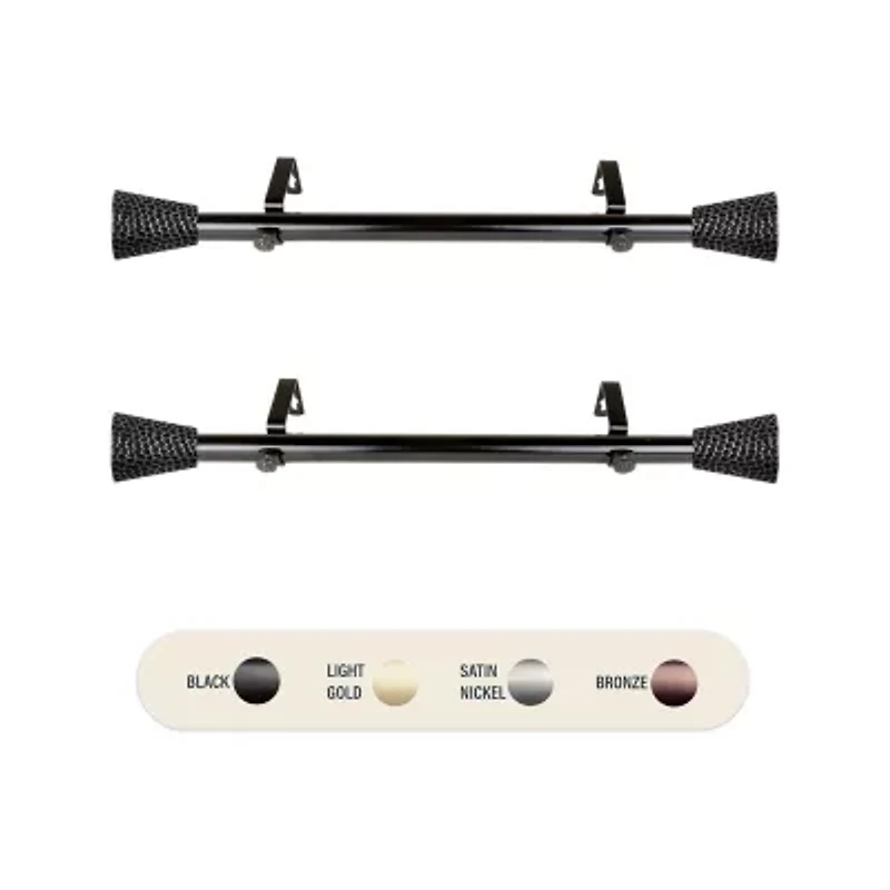 Rod Desyne (Set Of 2) Halldor 1 Adjustable Side Curtain