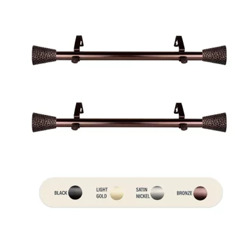 Rod Desyne (Set Of 2) Halldor 1 Adjustable Side Curtain