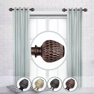 Rod Desyne (Set Of 2) Ashwin 1 Adjustable Side Curtain