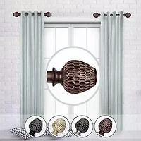 Rod Desyne (Set Of 2) Ashwin 1 Adjustable Side Curtain