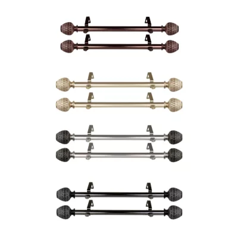 Rod Desyne (Set Of 2) Ashwin 1 Adjustable Side Curtain