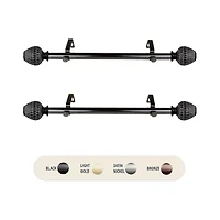 Rod Desyne (Set Of 2) Ashwin 1 Adjustable Side Curtain