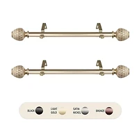 Rod Desyne (Set Of 2) Ashwin 1 Adjustable Side Curtain