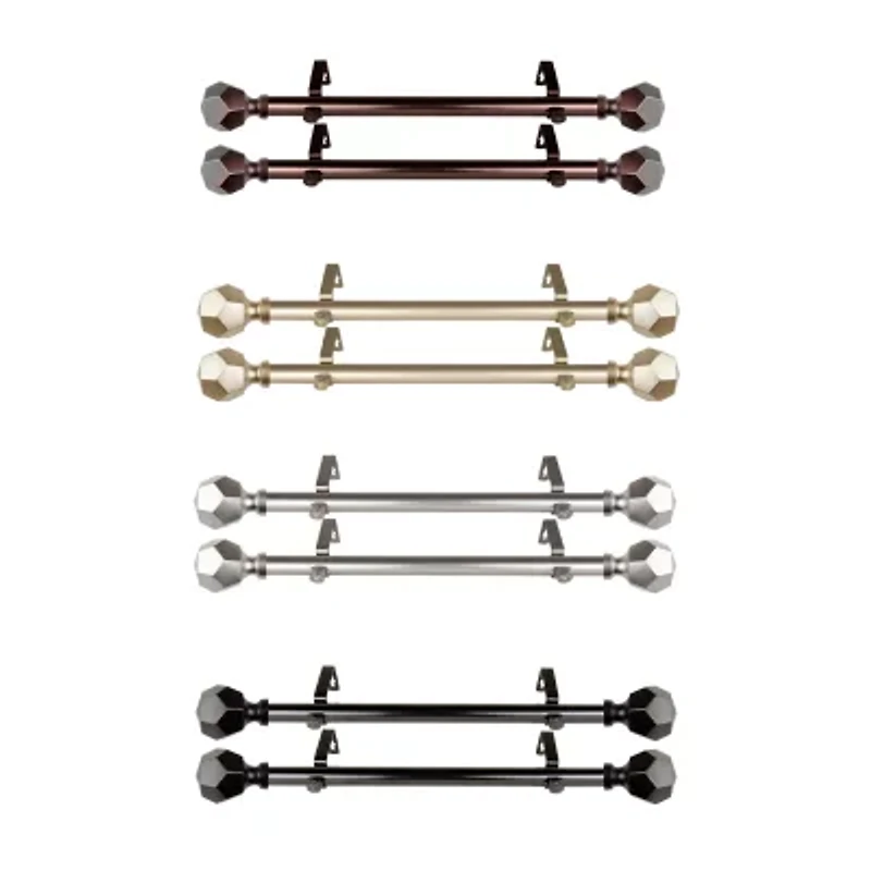 Rod Desyne (Set Of 2) Darden 1 Adjustable Side Curtain