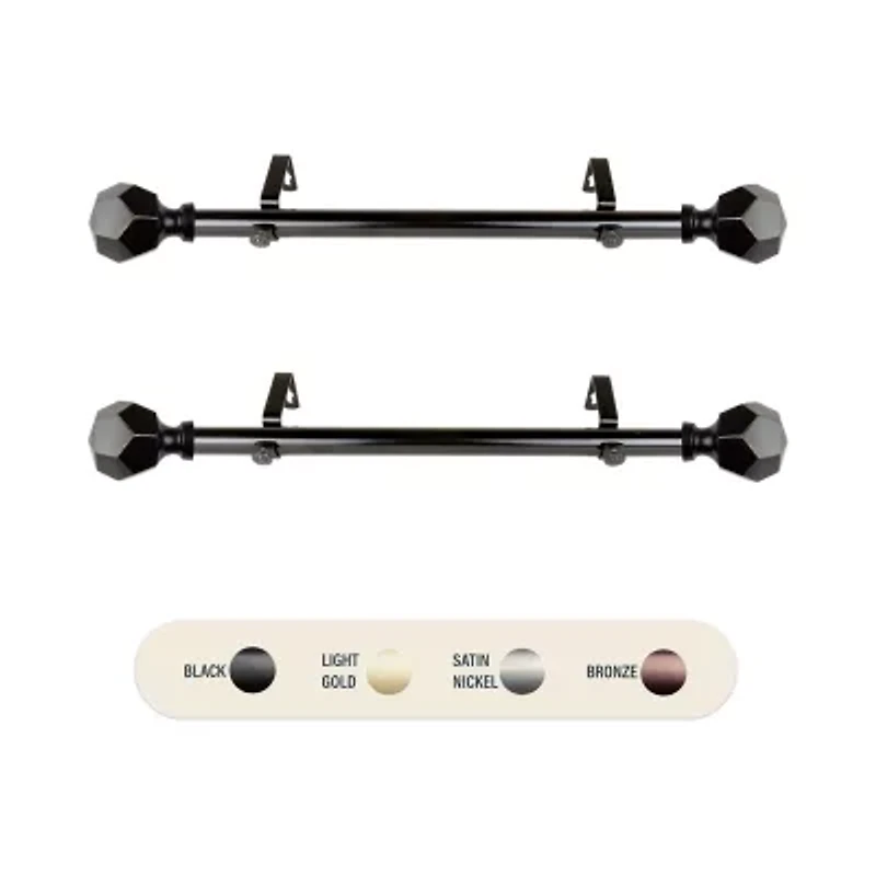 Rod Desyne (Set Of 2) Darden 1 Adjustable Side Curtain