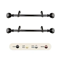 Rod Desyne (Set Of 2) Darden 1 Adjustable Side Curtain