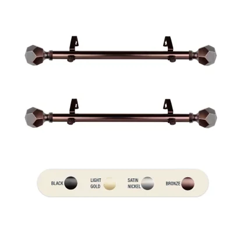 Rod Desyne (Set Of 2) Darden 1 Adjustable Side Curtain