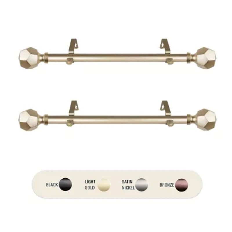 Rod Desyne (Set Of 2) Darden 1 Adjustable Side Curtain