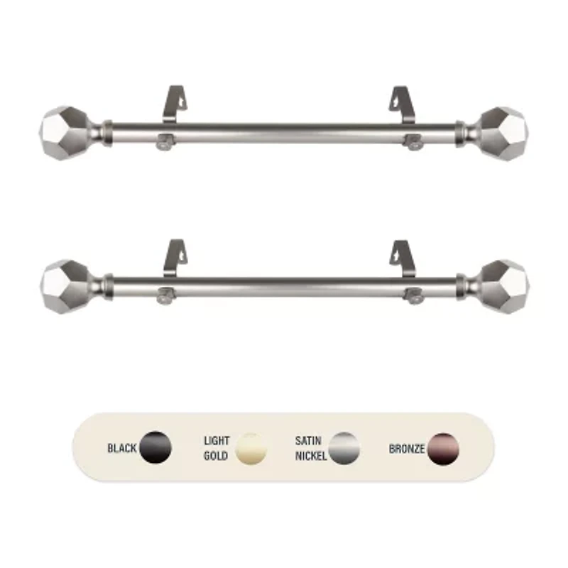 Rod Desyne (Set Of 2) Darden 1 Adjustable Side Curtain