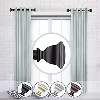 Rod Desyne (Set Of 2) Romeo 1 Adjustable Side Curtain