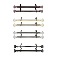 Rod Desyne (Set Of 2) Romeo 1 Adjustable Side Curtain