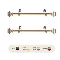 Rod Desyne (Set Of 2) Fern 1 Adjustable Side Curtain