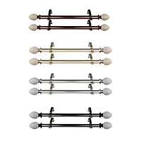 Rod Desyne (Set Of 2) Ovate 1 Adjustable Side Curtain