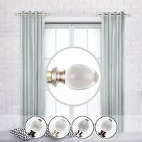 Rod Desyne (Set Of 2) Eileen 1 Adjustable Side Curtain