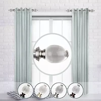 Rod Desyne (Set Of 2) Eileen 1 Adjustable Side Curtain