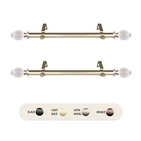 Rod Desyne (Set Of 2) Eileen 1 Adjustable Side Curtain