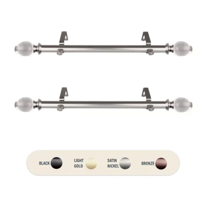 Rod Desyne (Set Of 2) Eileen 1 Adjustable Side Curtain