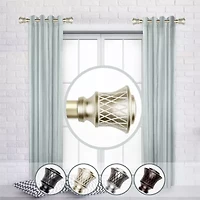 Rod Desyne (Set Of 2) Olympia 1 Adjustable Side Curtain