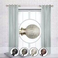 Rod Desyne (Set Of 2) Bala 1 Adjustable Side Curtain
