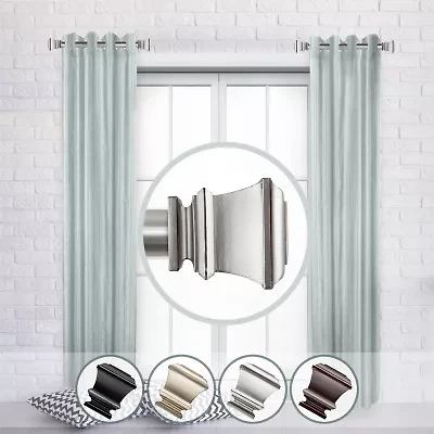 Rod Desyne (Set Of 2) Pineda 1 Adjustable Side Curtain