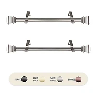Rod Desyne (Set Of 2) Pineda 1 Adjustable Side Curtain