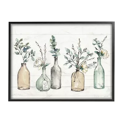 24''X30'' Bottles And Plants Farm Print
