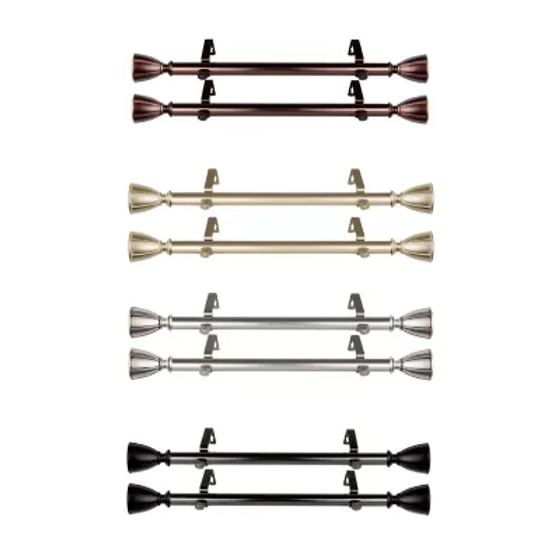 Rod Desyne (Set Of 2) Ayla 1 Adjustable Side Curtain