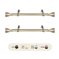 Rod Desyne (Set Of 2) Ayla 1 Adjustable Side Curtain