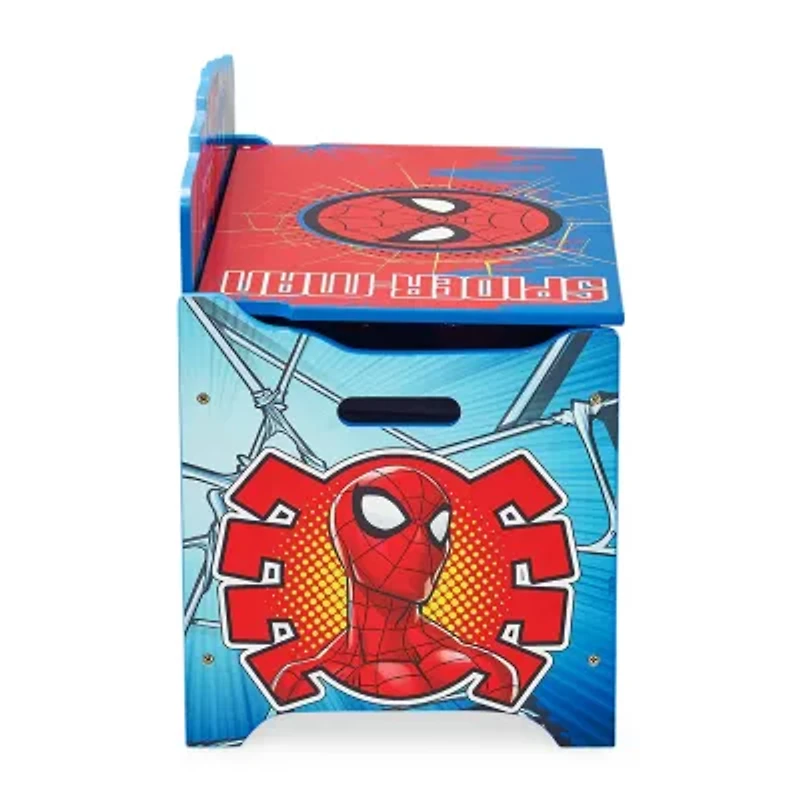 Marvel Spider-Man Deluxe Wooden Toy Box