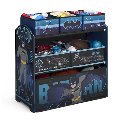 DC Comics Batman 6-Cubby Toy Organizer