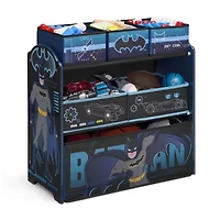 DC Comics Batman 6-Cubby Toy Organizer