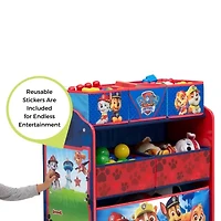 PAW Patrol Kids 6-Cubby Toy Organizer