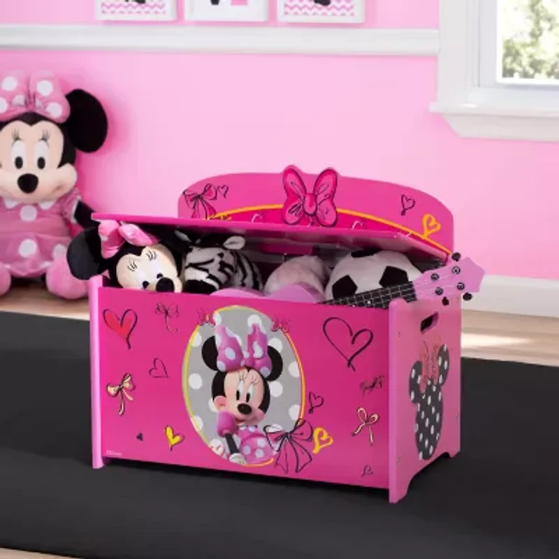 Disney Minnie Mouse Wooden Toy Box
