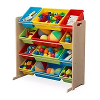 12-Cubby Toy Organizer