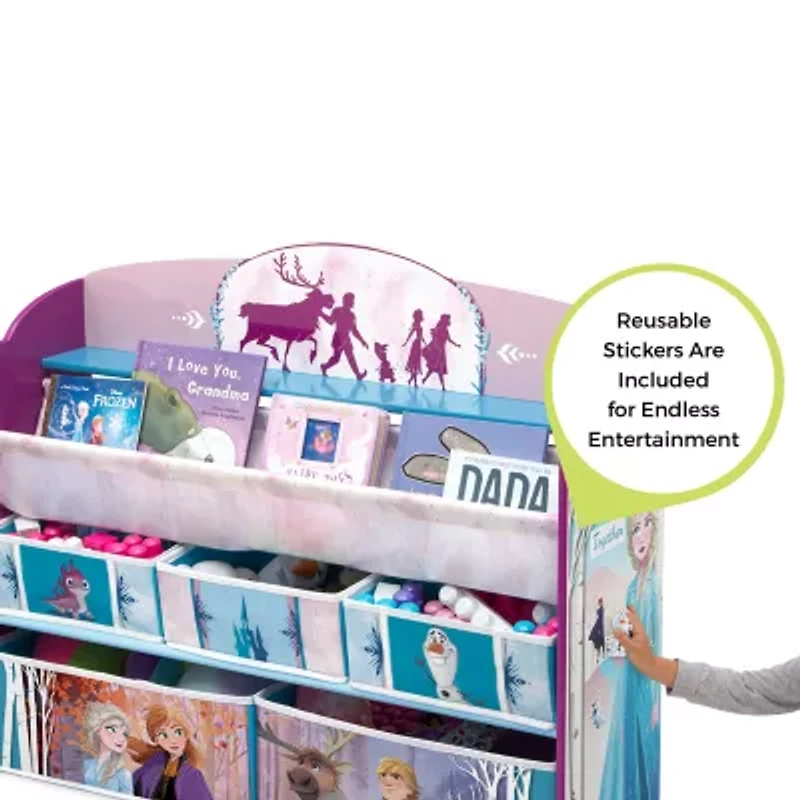 Disney Frozen II Deluxe Toy and Book Organizer